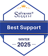 SoftwareSuggest — Best Support Winner 2025