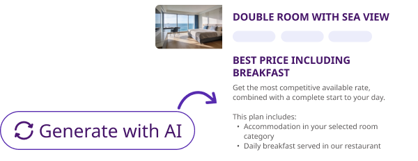 Rate plan description generator