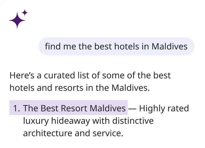 AI Ready Hotel Website preview