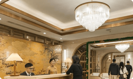 La Passion Hanoi Hotel and Spa reception