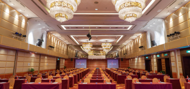 Hotel conference hall.