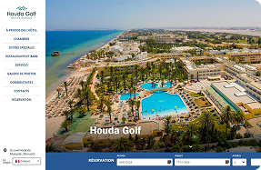 Houda Golf Tunis resort website