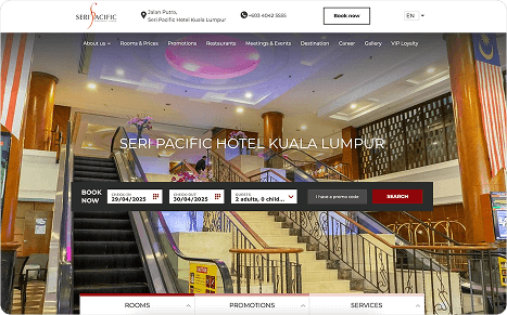Website INGER Hotel